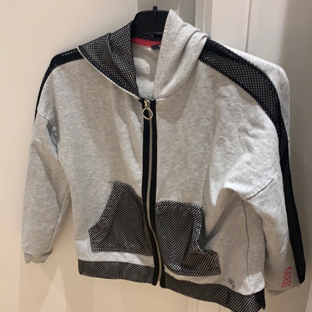 Girls Size 10 Guess sweater zip up